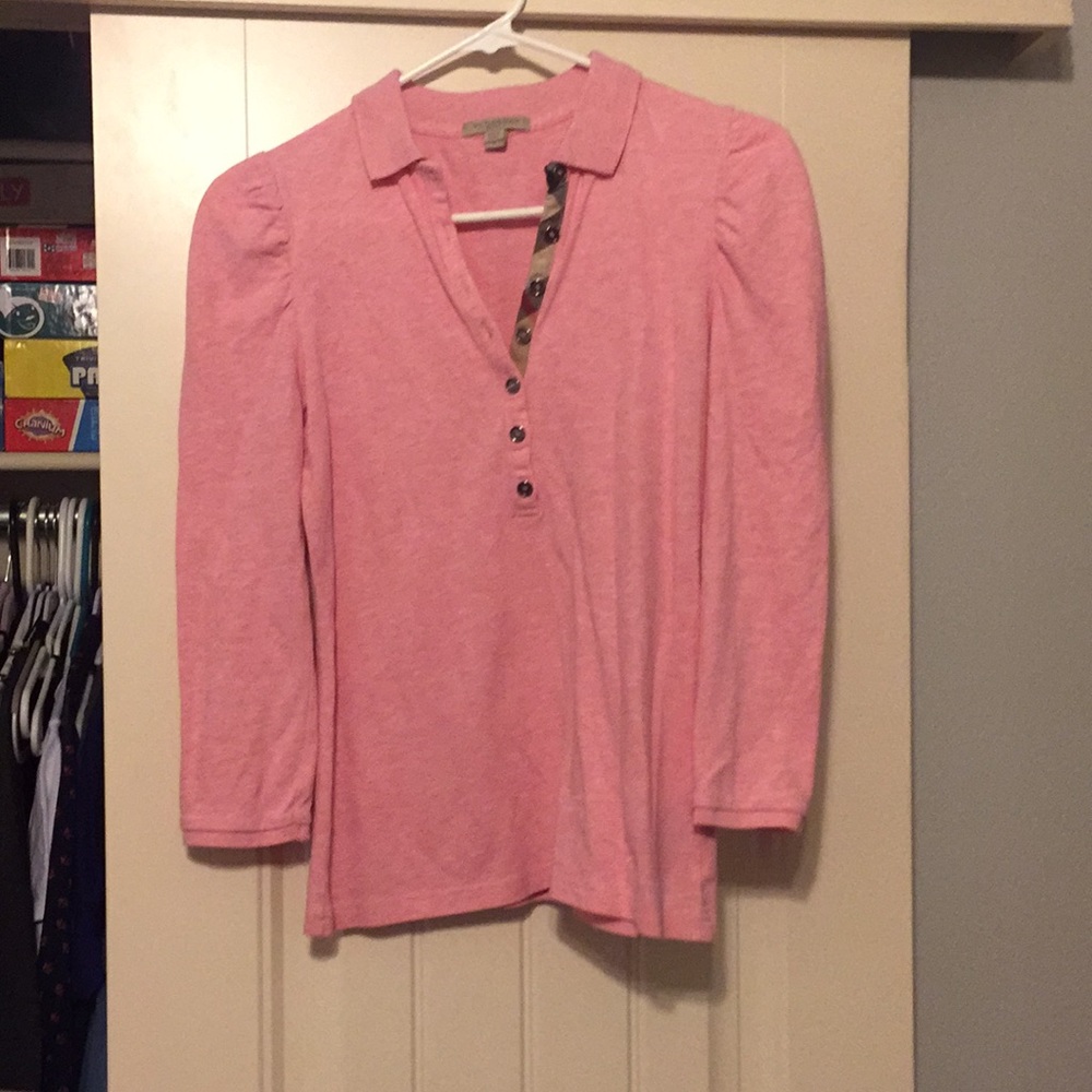 Burberry Brit pink Button up size small